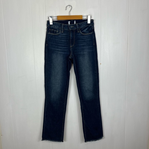 Paige Jacqueline Straight Leg Jeans Sz 25 - Picture 3 of 12